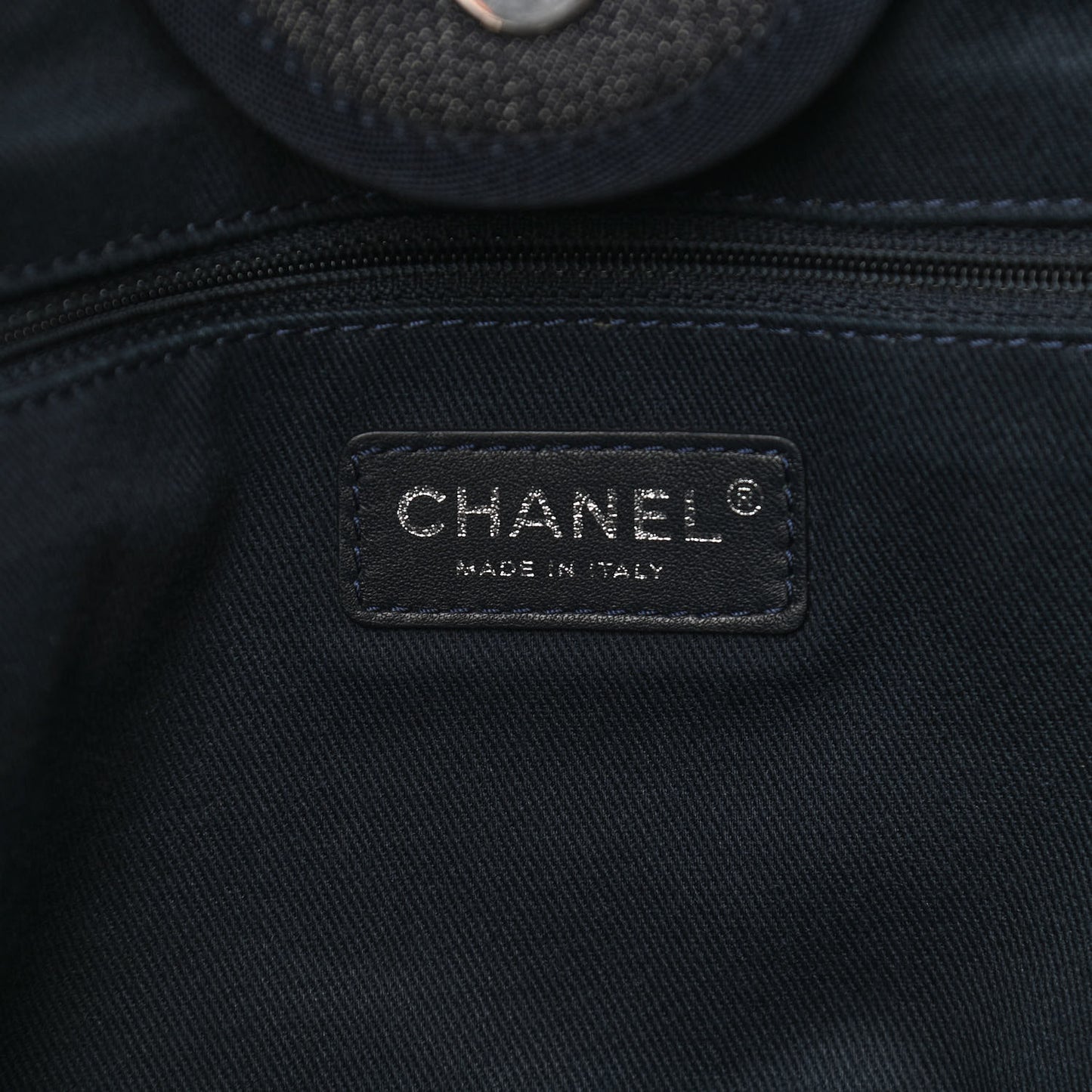 Denim Medium Deauville Tote Dark Blue