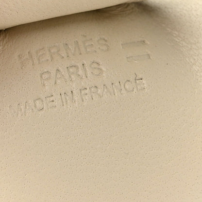 Hermes Milo Lambskin Lizard Touch Grigri Rodeo Horse Bag Charm PM Craie Ombre 4 of 4