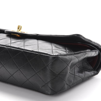 Chanel Lambskin Quilted Medium Double Flap Black 8 of 15