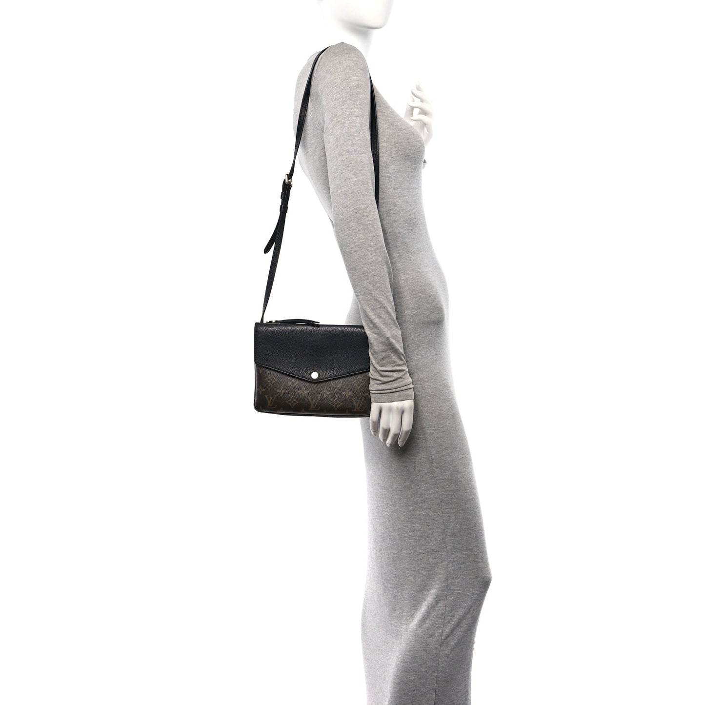 Monogram Twice Pochette Black