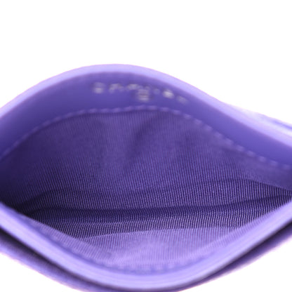 Chanel Caviar Quilted Incognito Card Holder Purple 5 of 9