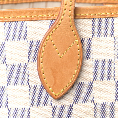 Louis Vuitton Damier Azur Neverfull MM 6 of 8