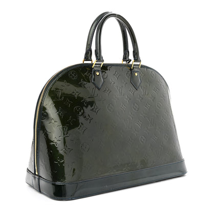 Louis Vuitton Vernis Alma GM Blue Nuit 3 of 13