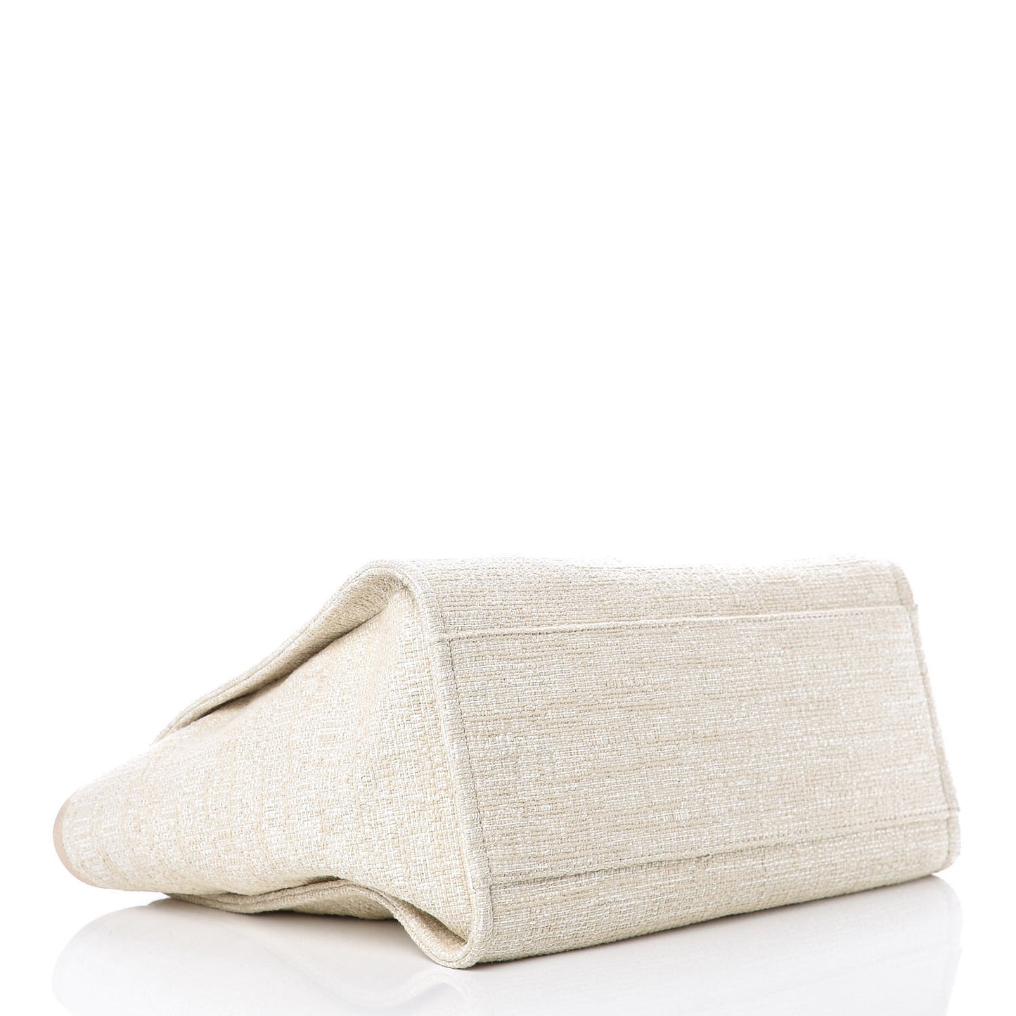 Canvas Large Deauville Tote Light Beige