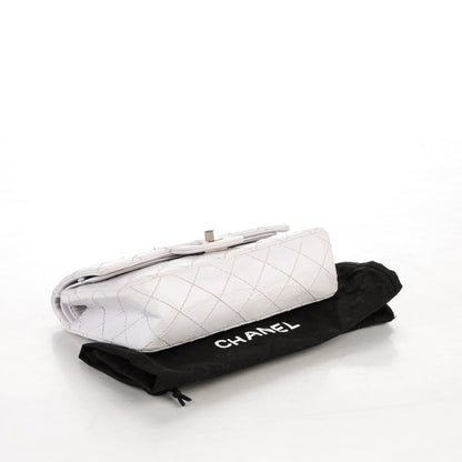 Chanel Aged Calfskin 50th Anniversary 2.55 Reissue 224 Flap White 4 of 8
