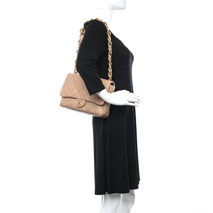 Chanel Lambskin Quilted Large CC Funky Town Flap Beige 2 of 10