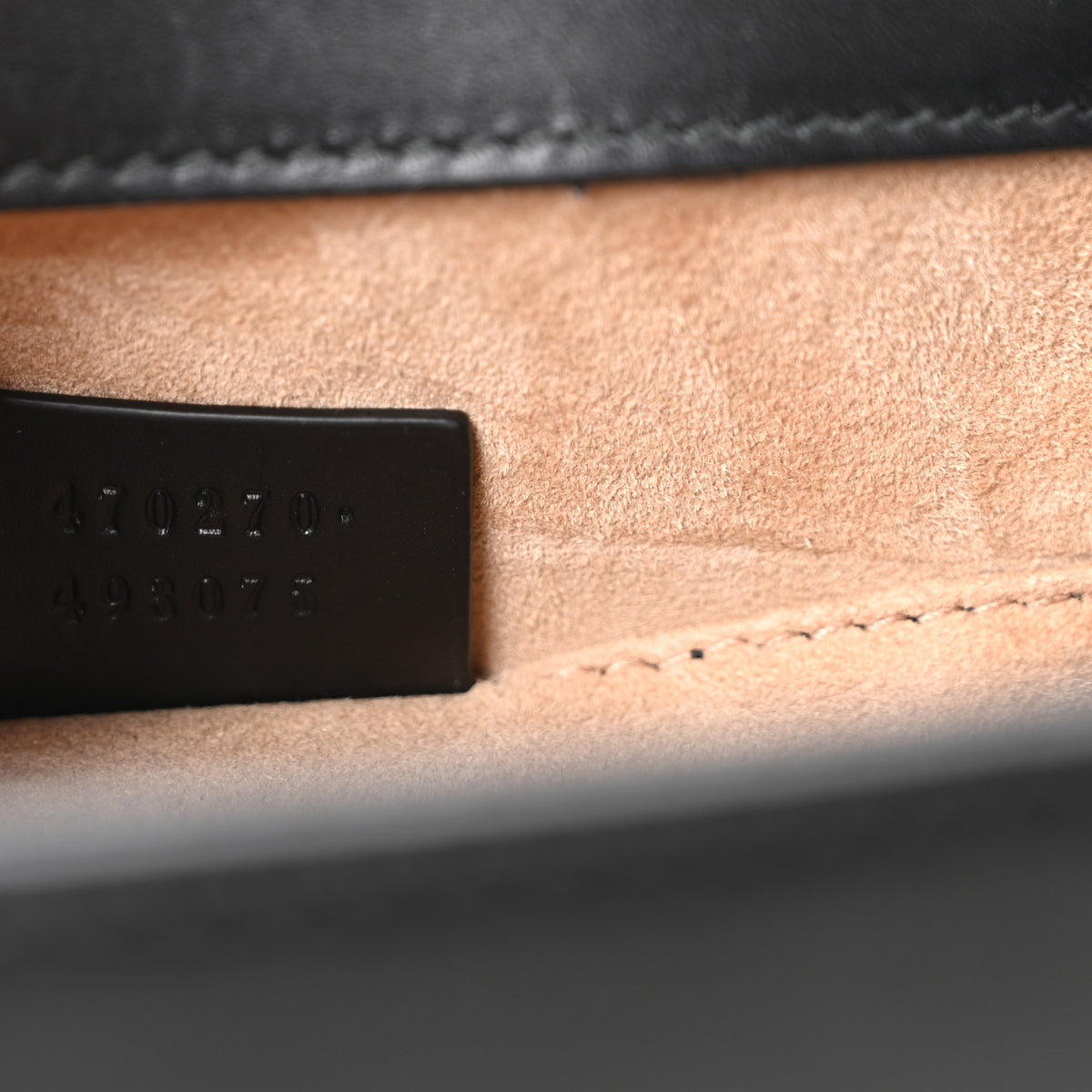 Gucci Calfskin Mini Sylvie Top Handle Bag Black 6 of 9