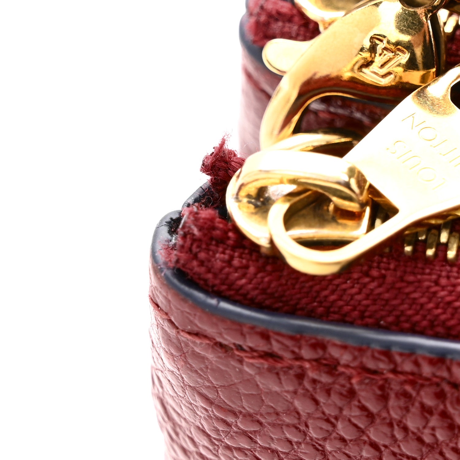 Louis Vuitton Empreinte Double Zip Pochette Cherry Berry 12 of 13