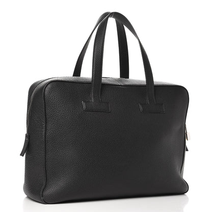 Tom Ford Grained Calfskin Medium T Line Briefcase Black 3 of 11