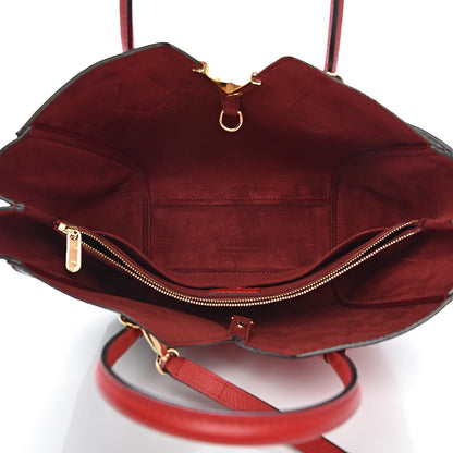 Louis Vuitton Calfskin Monogram Kimono Tote PM Cherry 5 of 16