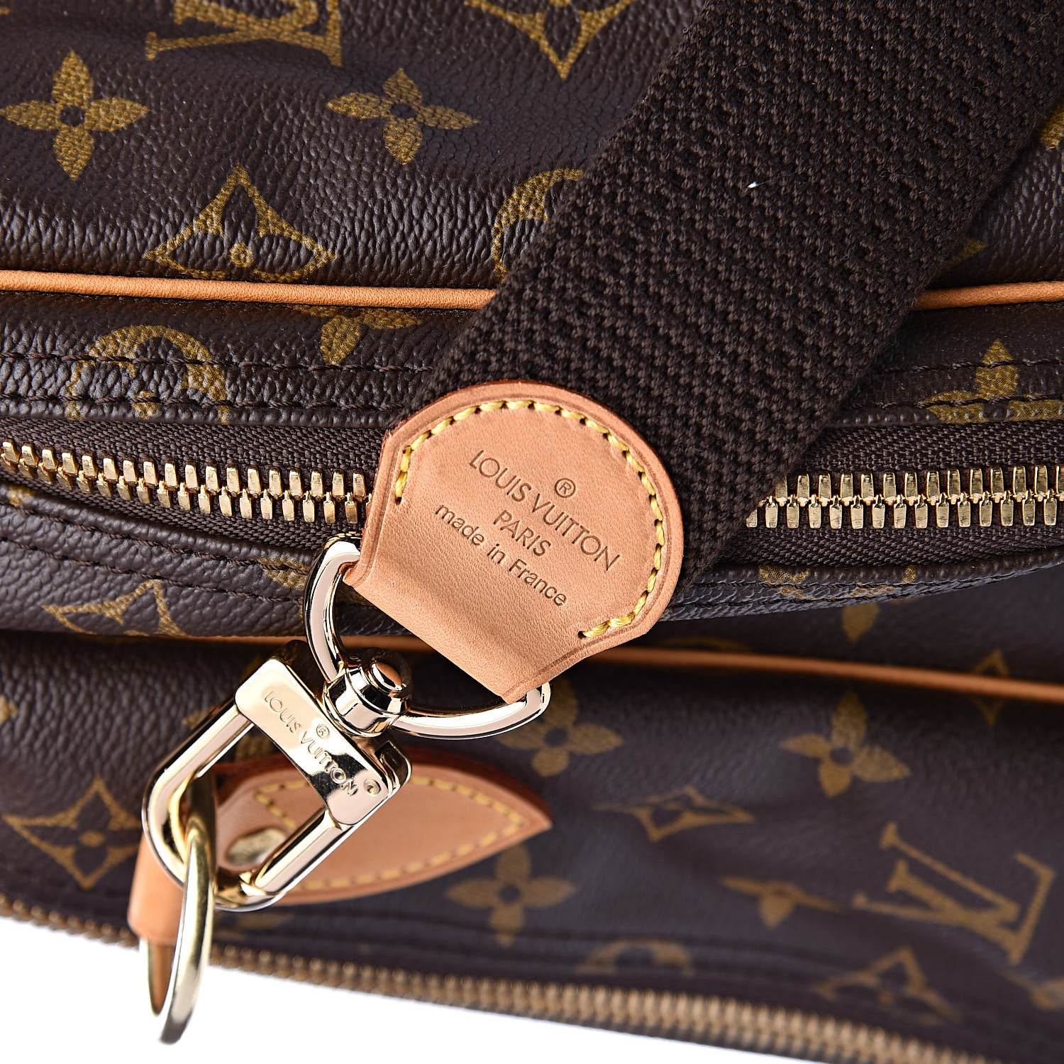 Louis Vuitton Monogram Alize 2 Compartment Luggage Travel Bag 13 of 13
