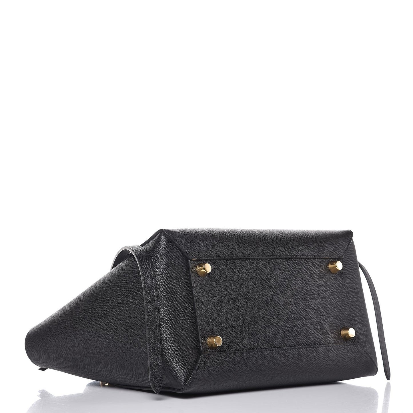 Grained Calfskin Mini Belt Bag Black
