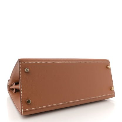 Hermes Epsom Kelly Sellier 28 Gold 4 of 11