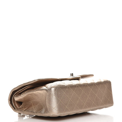 Chanel Metallic Lambskin Quilted Medium Double Flap Light Gold 5 of 8