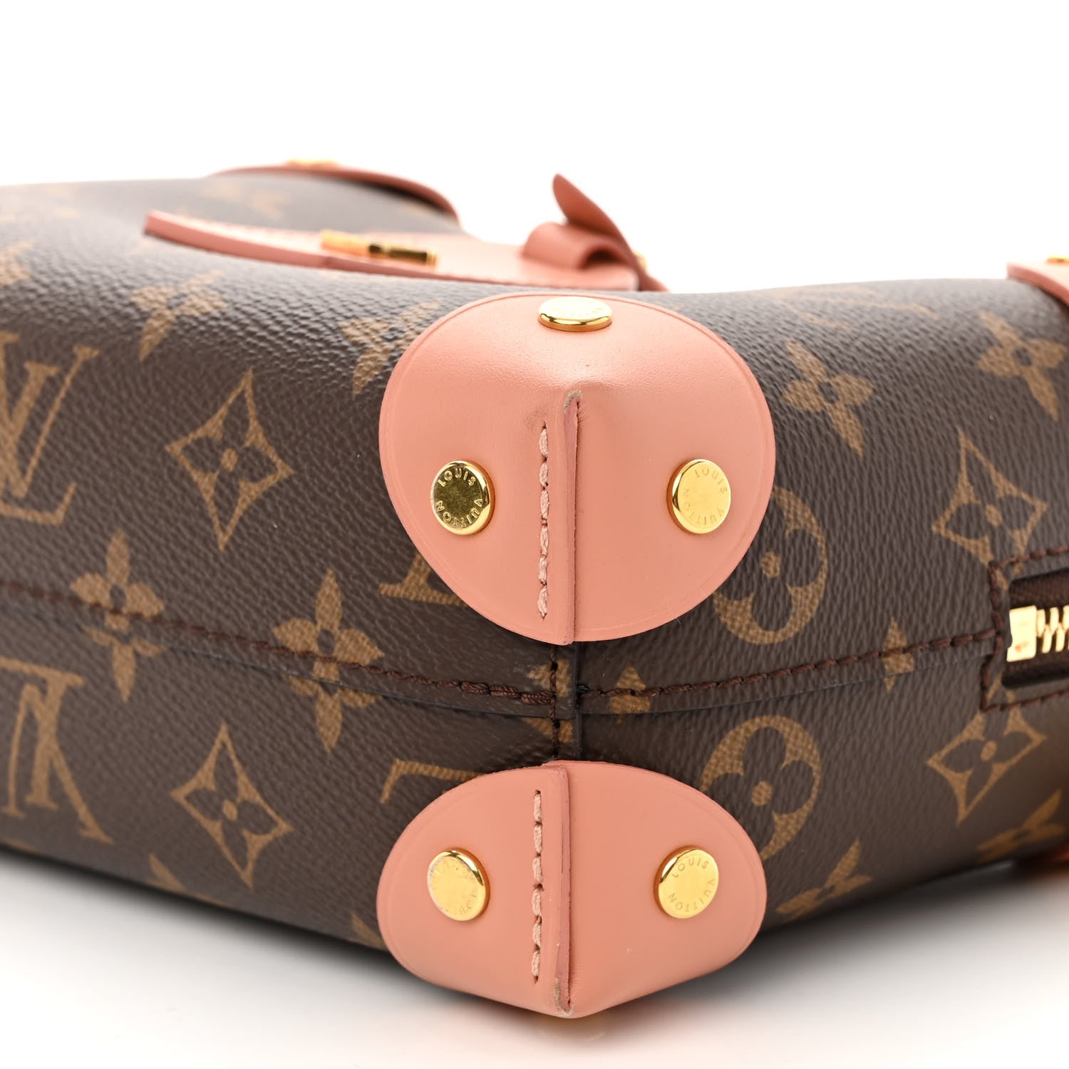 Louis Vuitton Monogram Petite Malle Souple Peach 9 of 9
