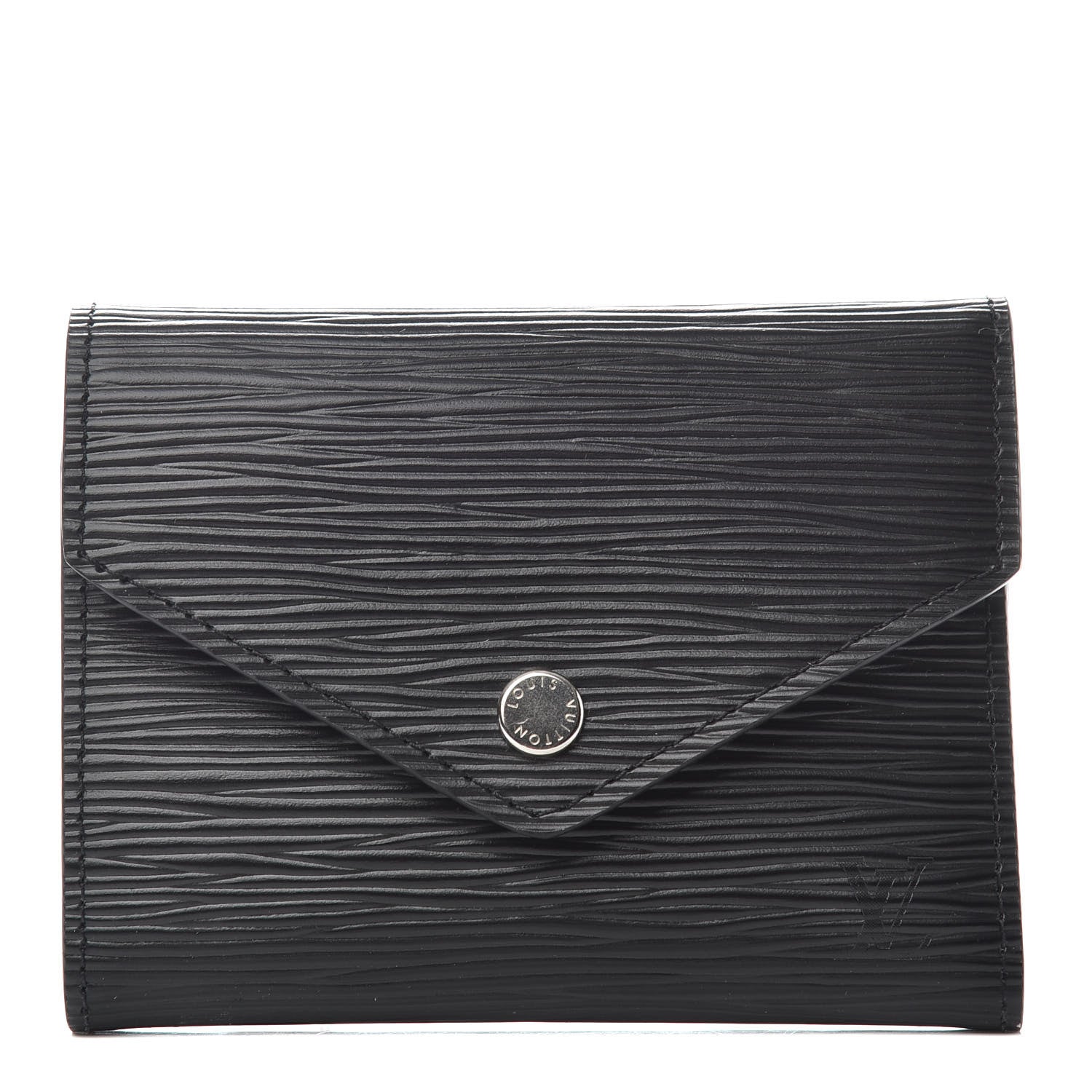 Louis Vuitton Epi Victorine Wallet Black 1 of 6