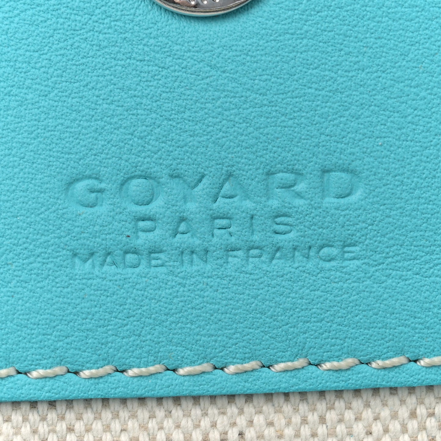 Goyardine Saint Louis GM Balise Beach Towel Set Turquoise