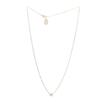 Cartier 18K Yellow Gold Diamond SM D'Amour Pendant Necklace 3 of 4