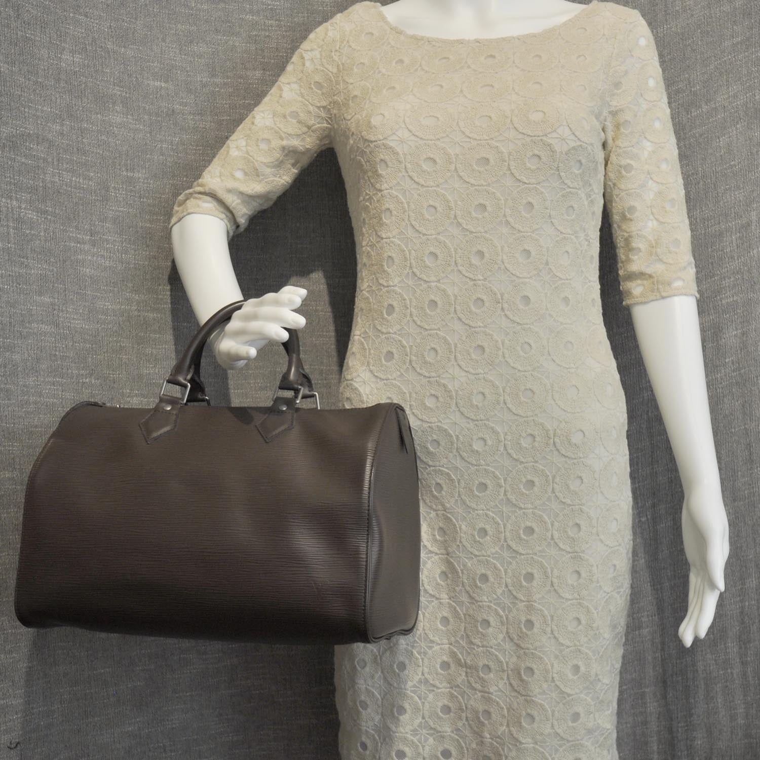Louis Vuitton Epi Speedy 30 Moka 2 of 8