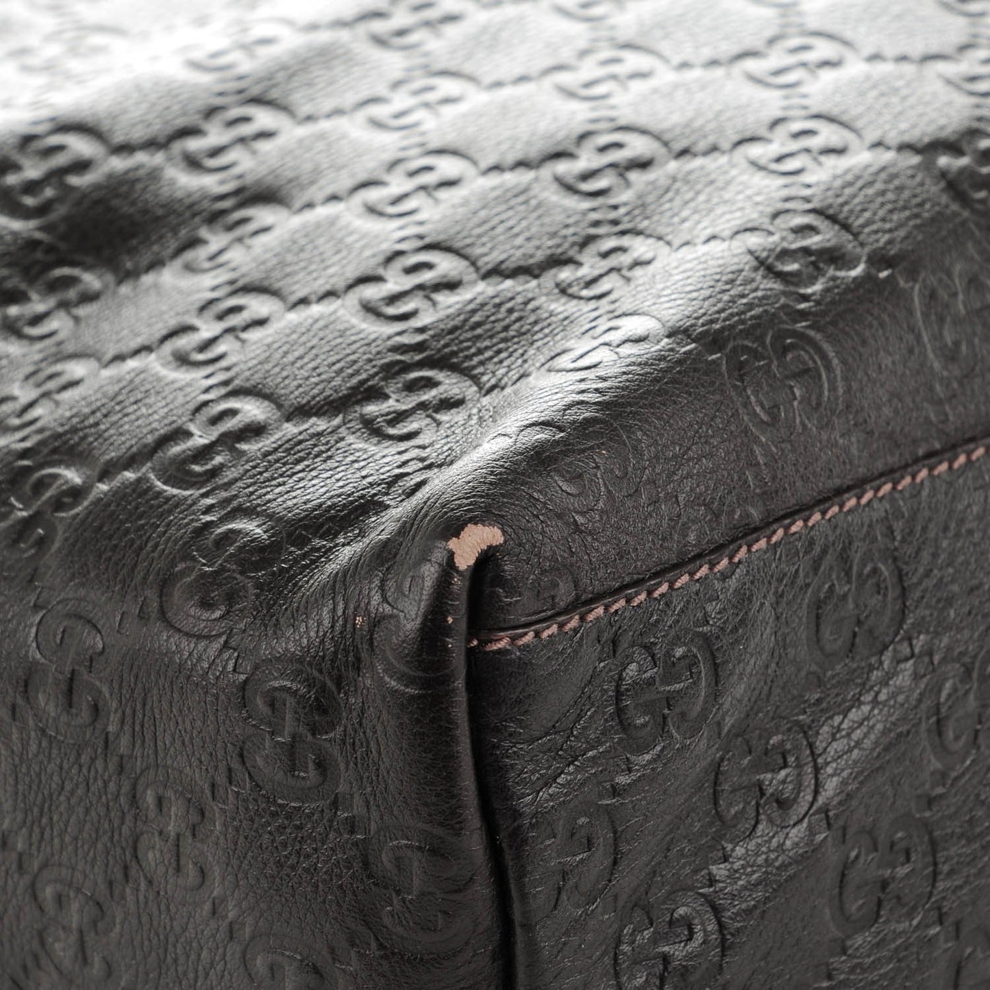 Guccissima Medium Classic Backpack Dark Brown