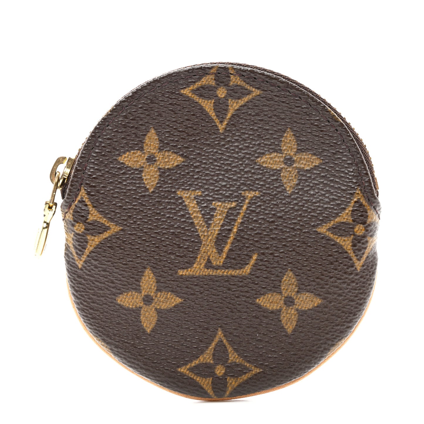 Monogram Round Coin Purse