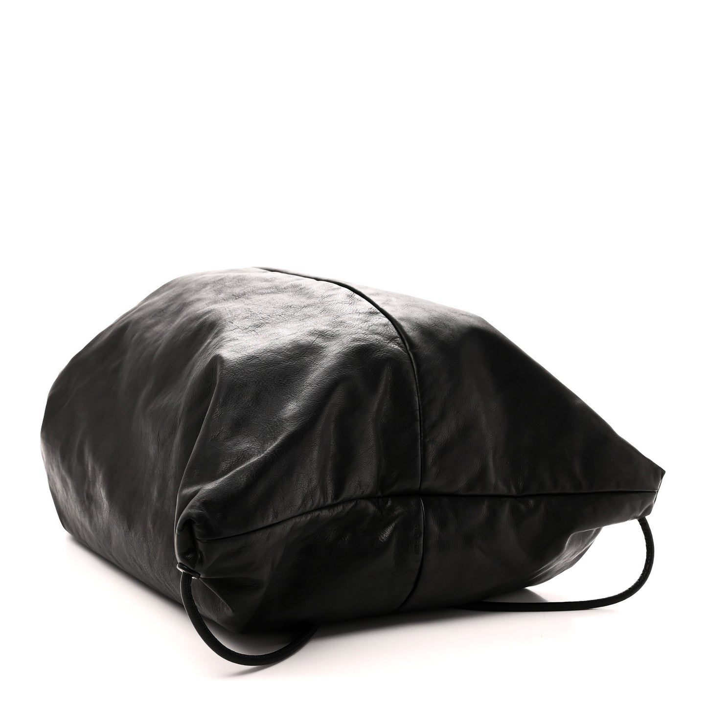 Nappa Puffy Backpack Black