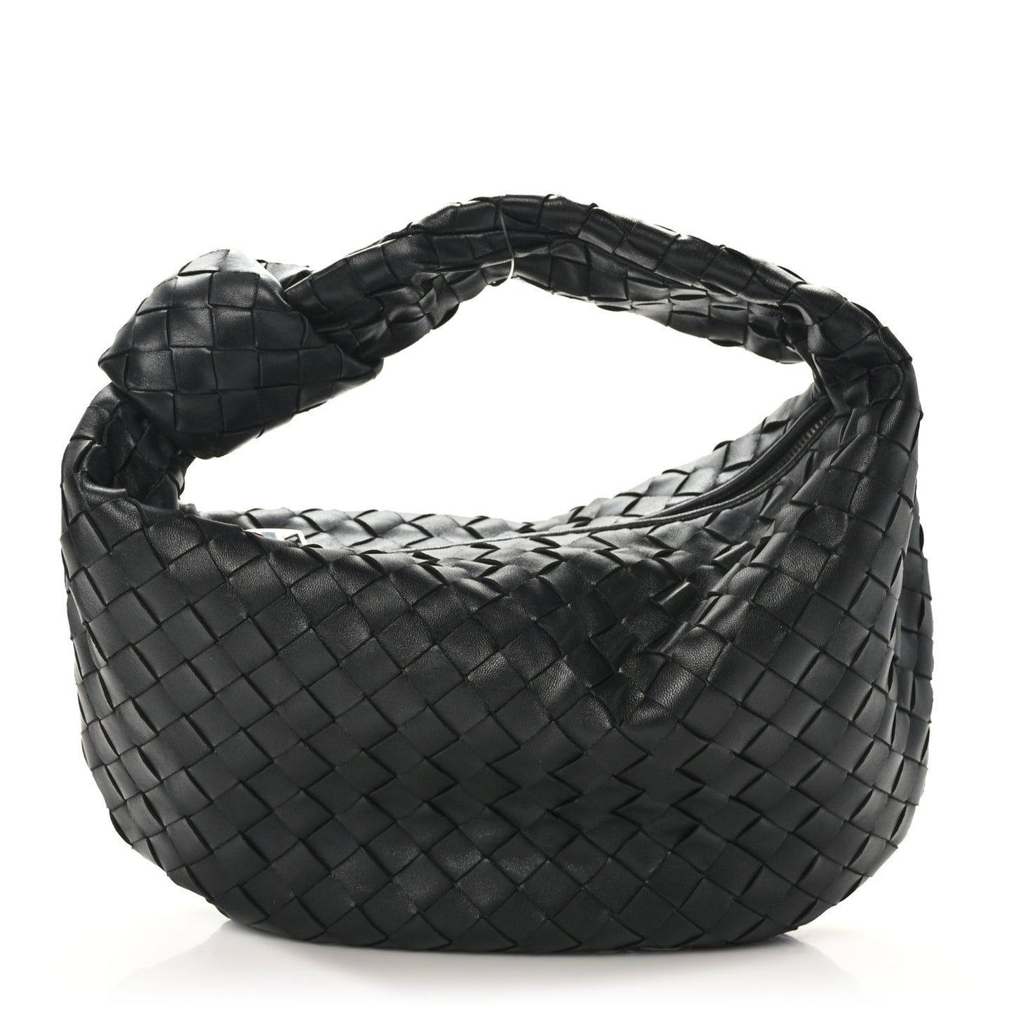 Nappa Intrecciato Teen Jodie Hobo Black