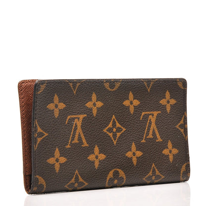 Louis Vuitton Monogram Simple Checkbook Holder Wallet Cover 3 of 6