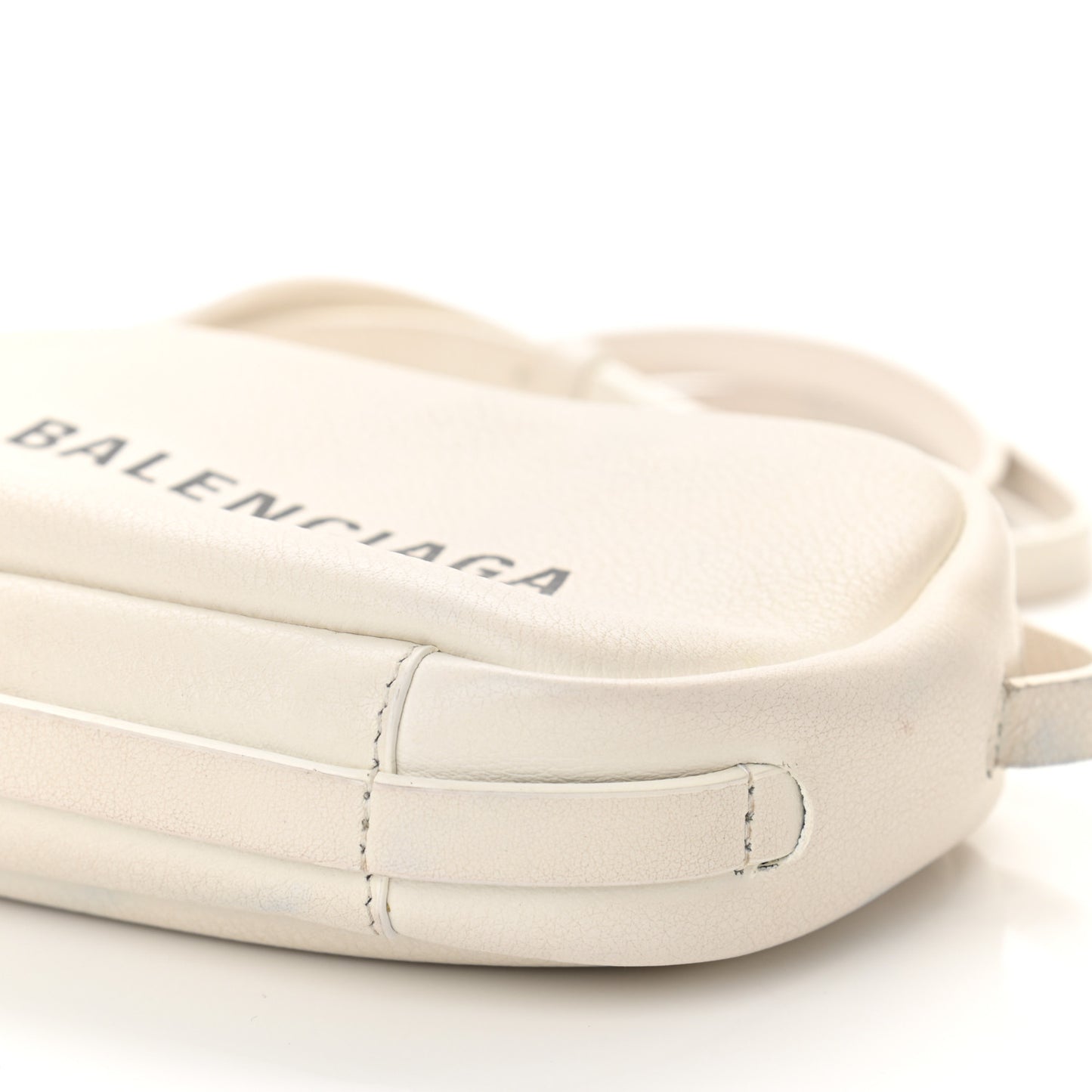 Calfskin Logo XS Everyday Camera Bag White