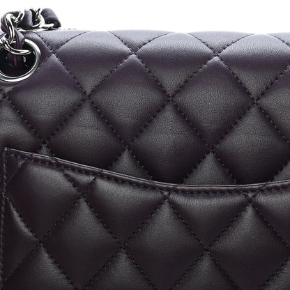 Chanel Lambskin Quilted Small Double Flap Purple 11 of 13