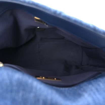 Chanel Denim Quilted Medium Chanel 19 Flap Blue 5 of 11