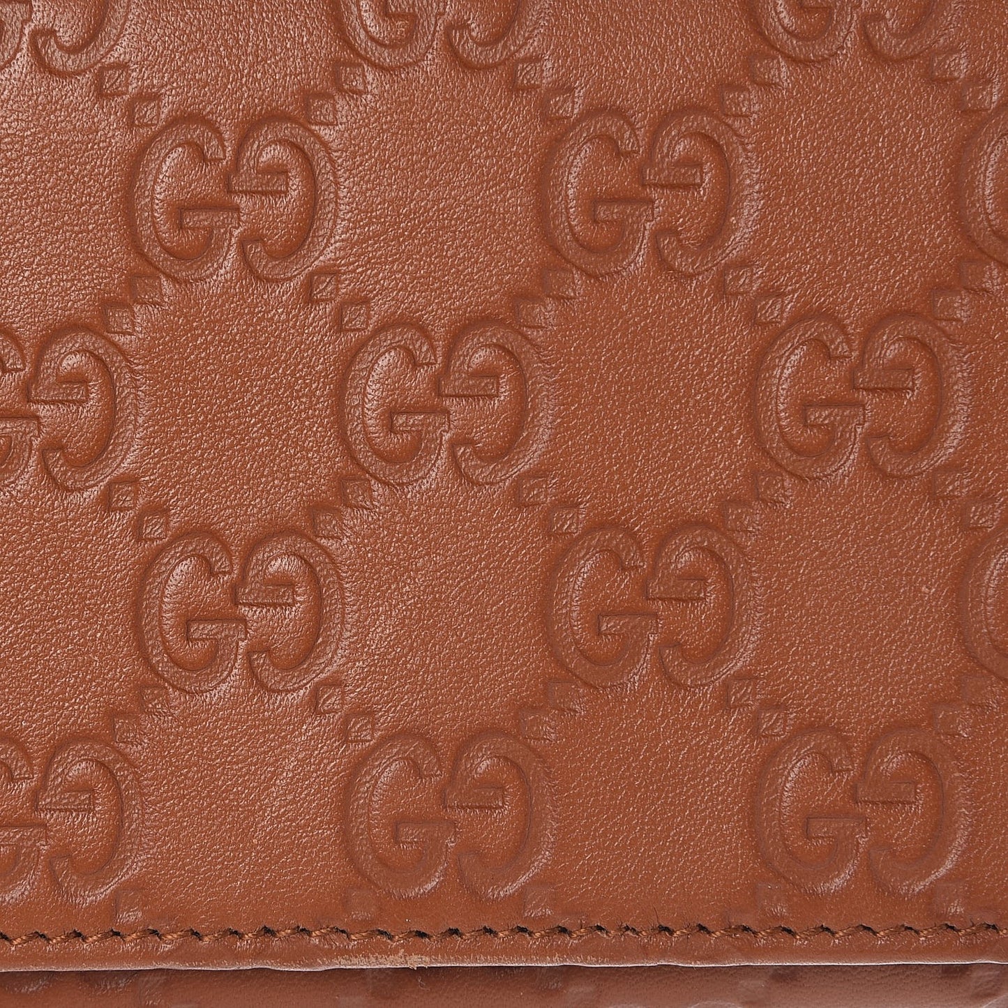 Guccissima Continental Wallet Saffron