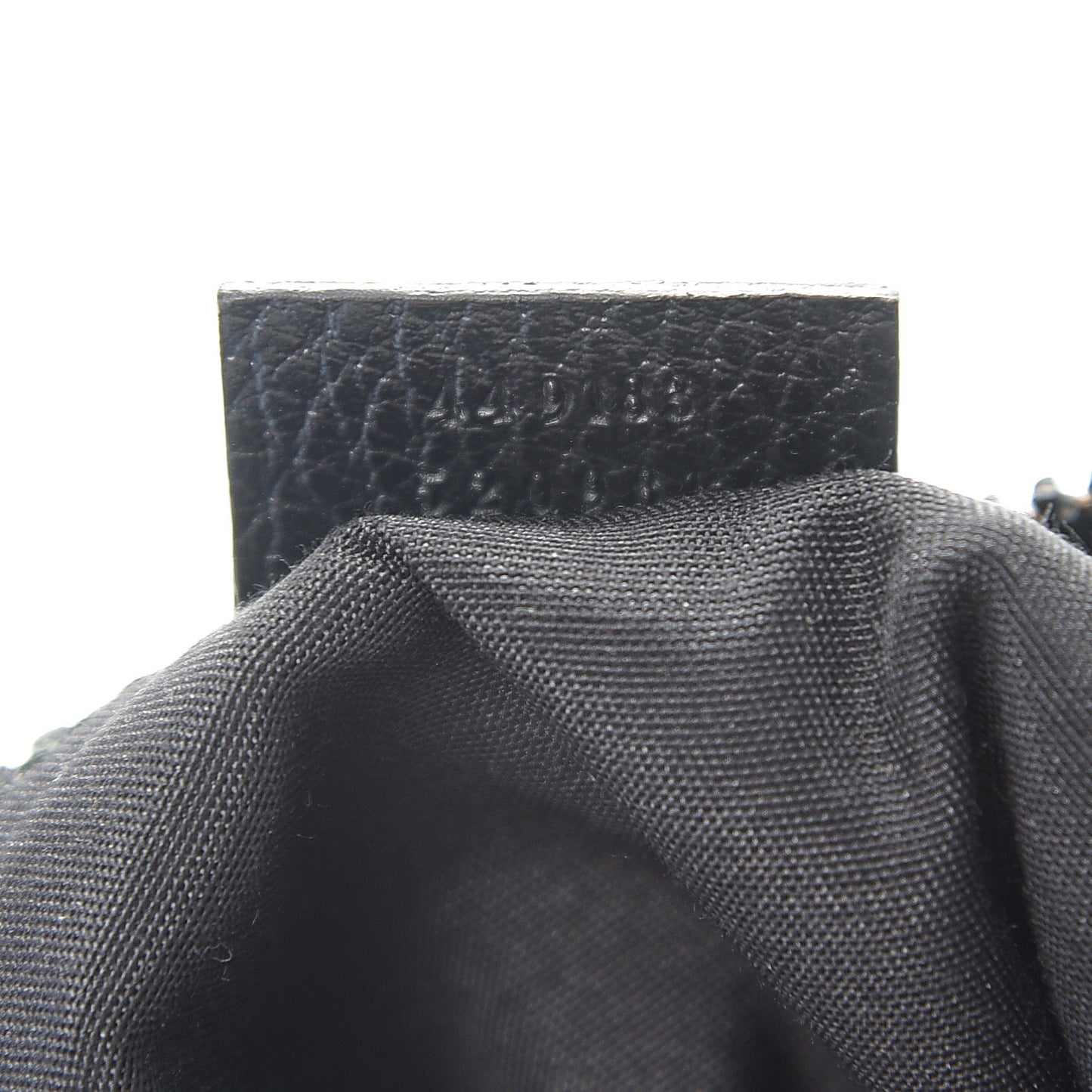 Nylon Monogram Mini Flat Messenger Bag Black