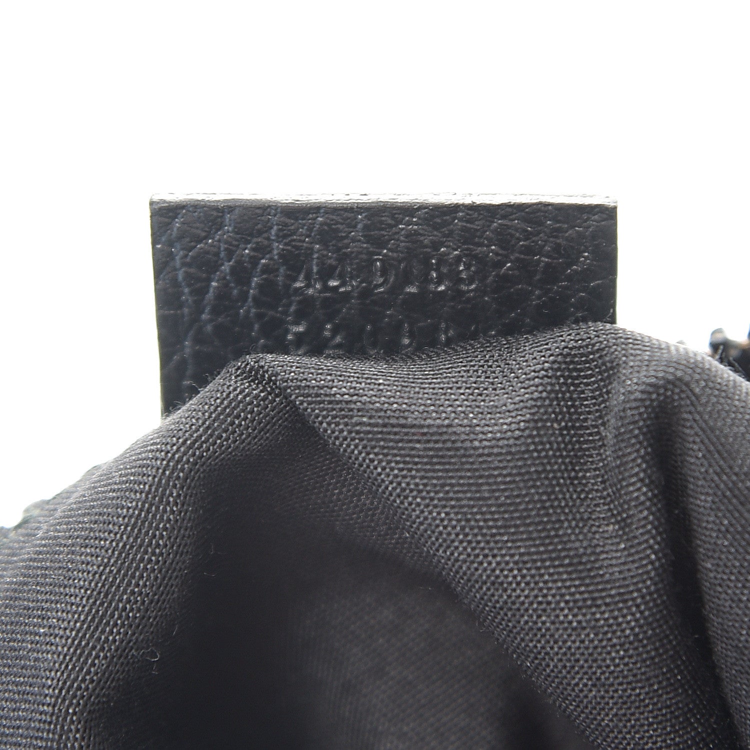 Gucci Nylon Monogram Mini Flat Messenger Bag Black 6 of 9