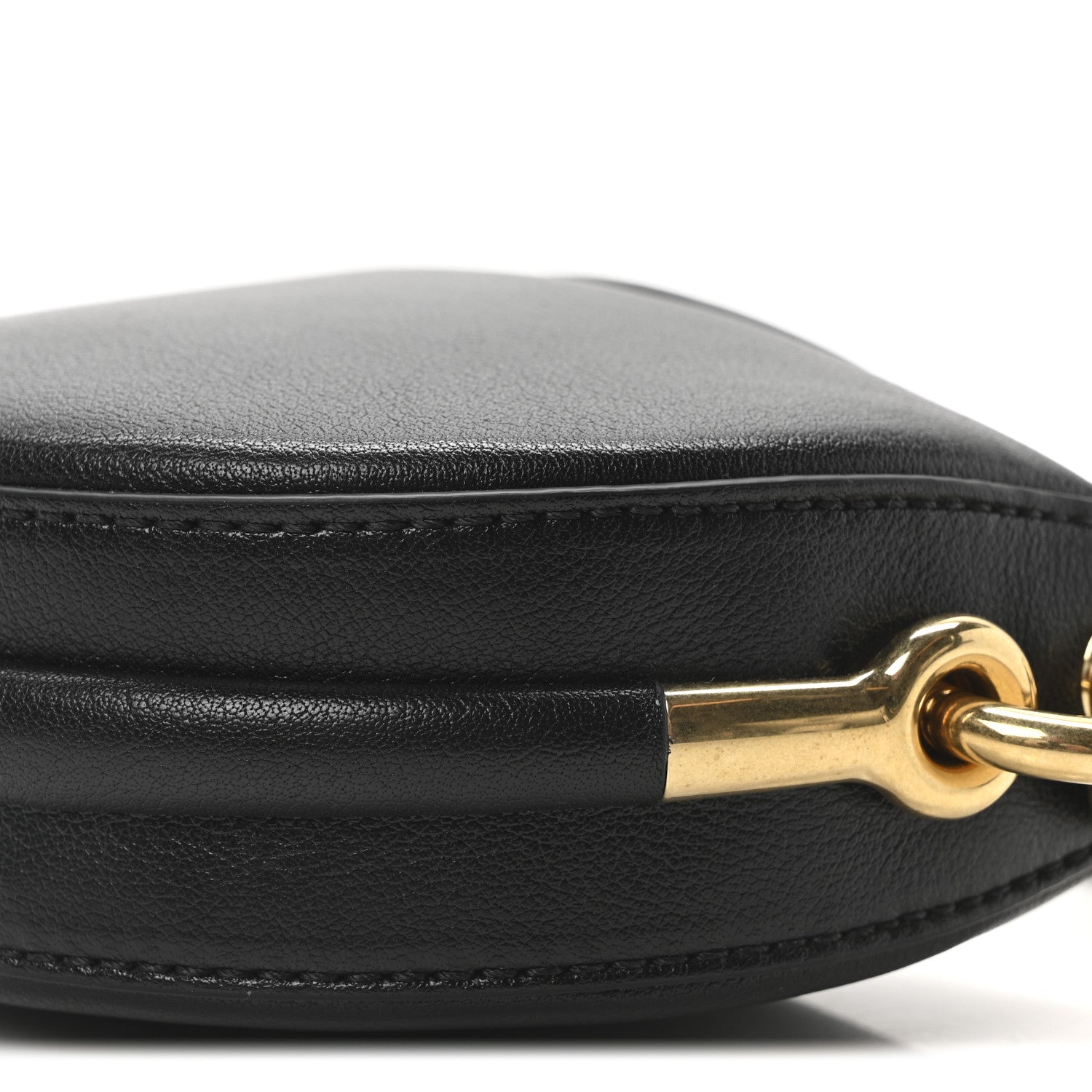 Burberry Lambskin Bridle Calfskin Runway Clutch Black 9 of 9