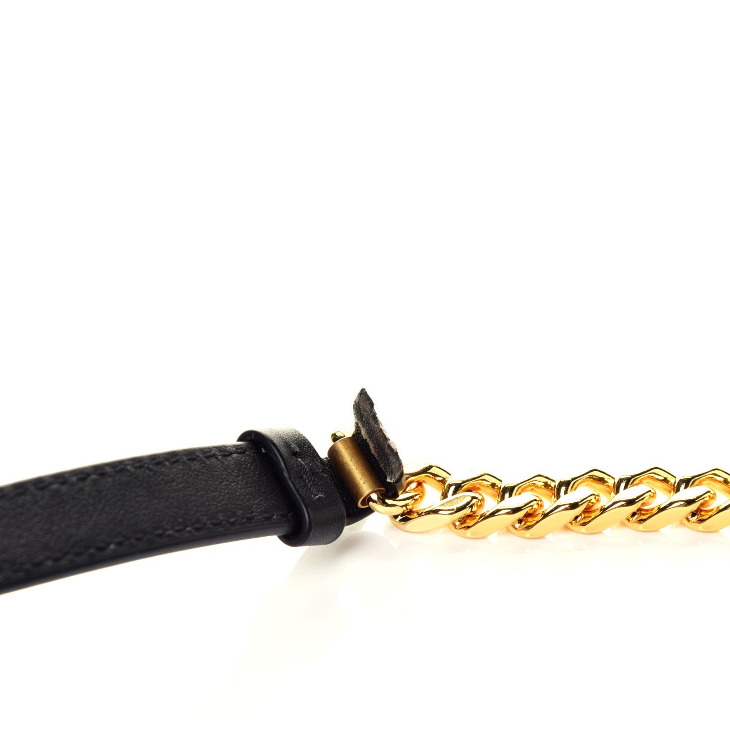 MCM Visetos Millie Wallet On Chain Cognac Black 10 of 10