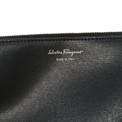 Salvatore Ferragamo Calfskin Medium Gancini Tote Black 7 of 10