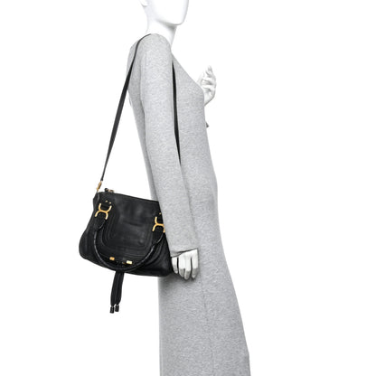 Chloe Calfskin Medium Marcie Satchel Black 2 of 14