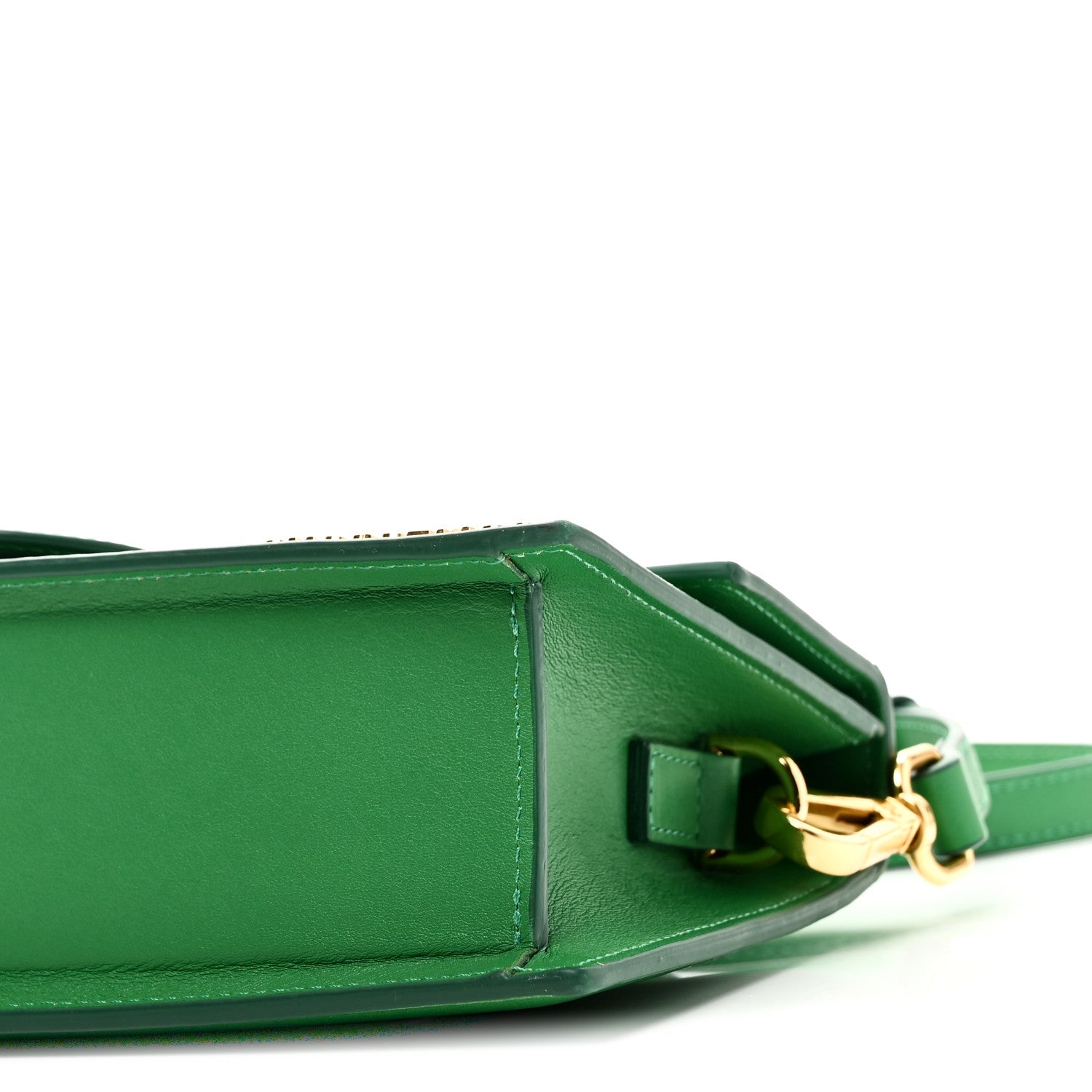 【コンパニー】JACQUEMUS グリーン ボディバッグ Jacquemus Smooth Calfskin Le Grand Bambino Green 1877467