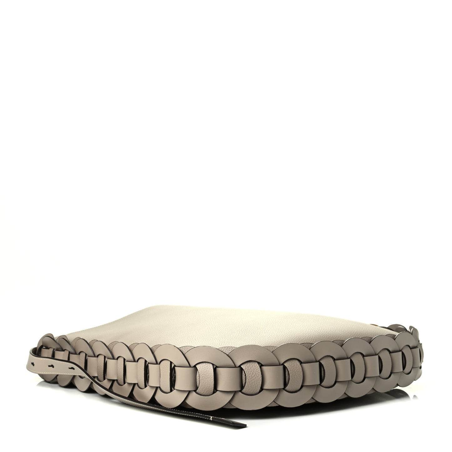 Small Grain Smooth Calfskin Large Darryl Hobo Motty Grey