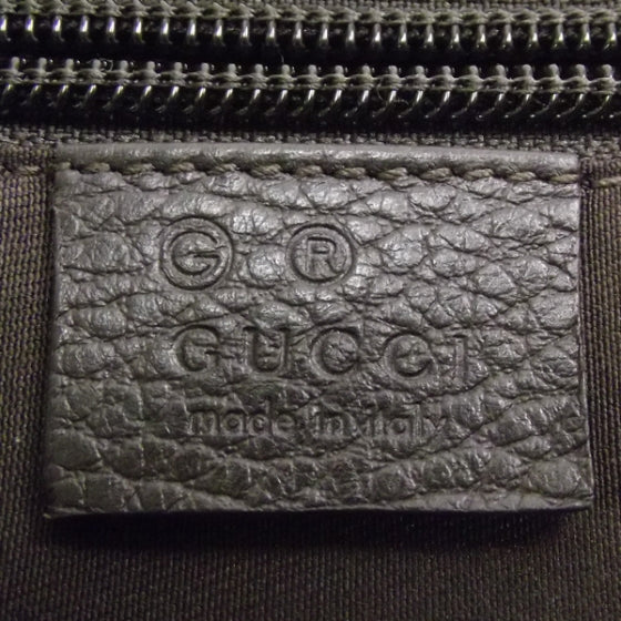 Gucci Nylon Monogram Flat Messenger Bag Brown 8 of 10