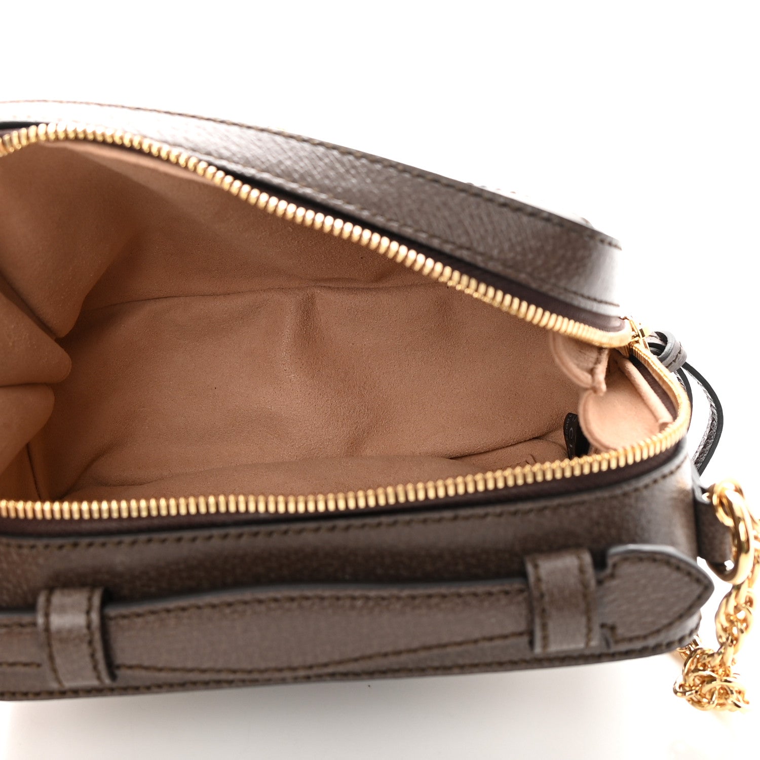 Gucci GG Supreme Monogram Mini Ophidia Top Handle Shoulder Bag Brown 5 of 12