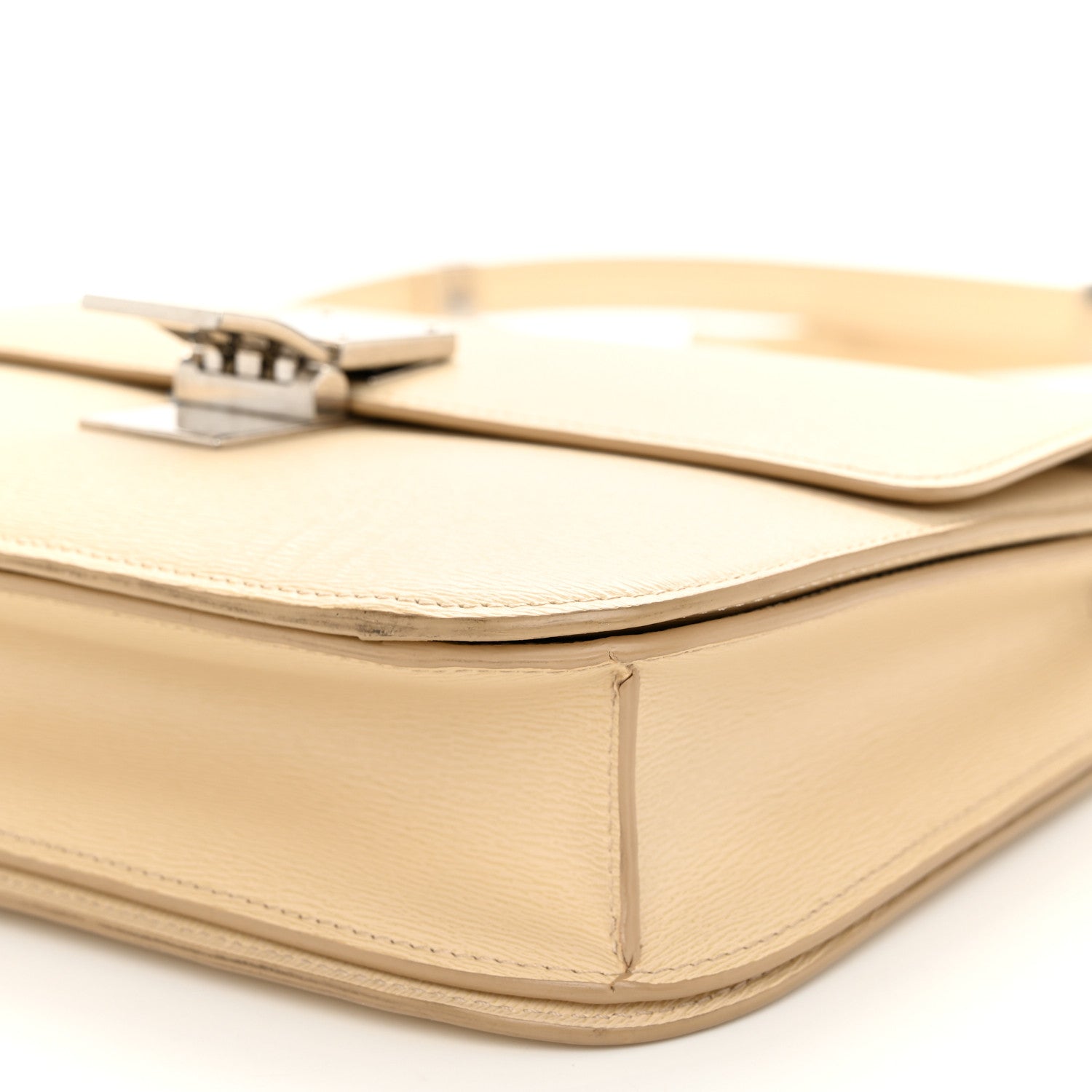 Celine Liege Calfskin Medium Classic Box Flap Bag Powder 10 of 12