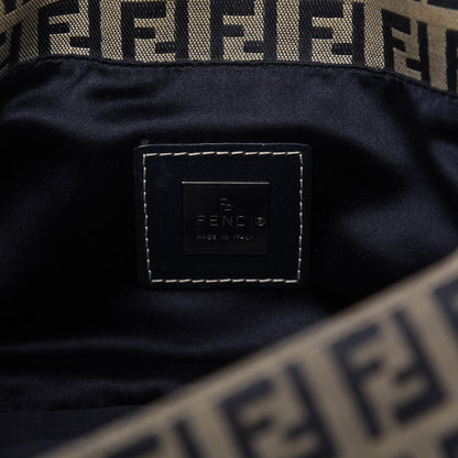 Fendi Zucchino Mini Mama Baguette Navy 8 of 10