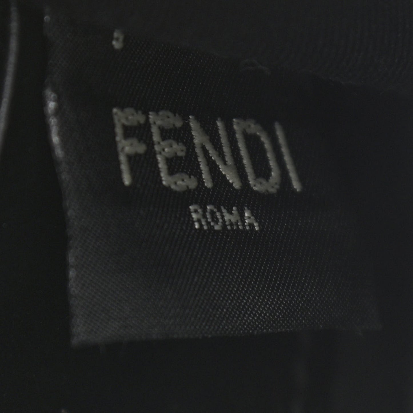 Vitello Cruise F is Fendi Bi-Color FF 1974 Embossed Medium Envelope Wallet On Chain Black Maya