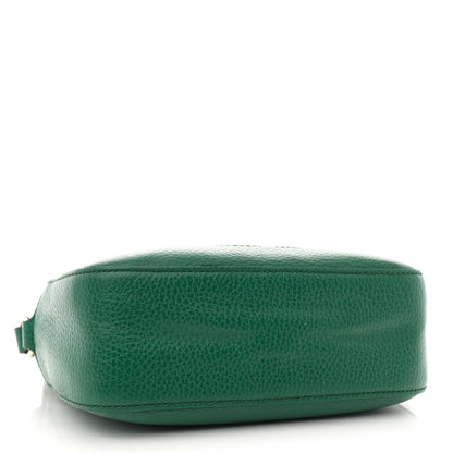Gucci Pebbled Calfskin Small Soho Disco Bag Emerald Green 4 of 15