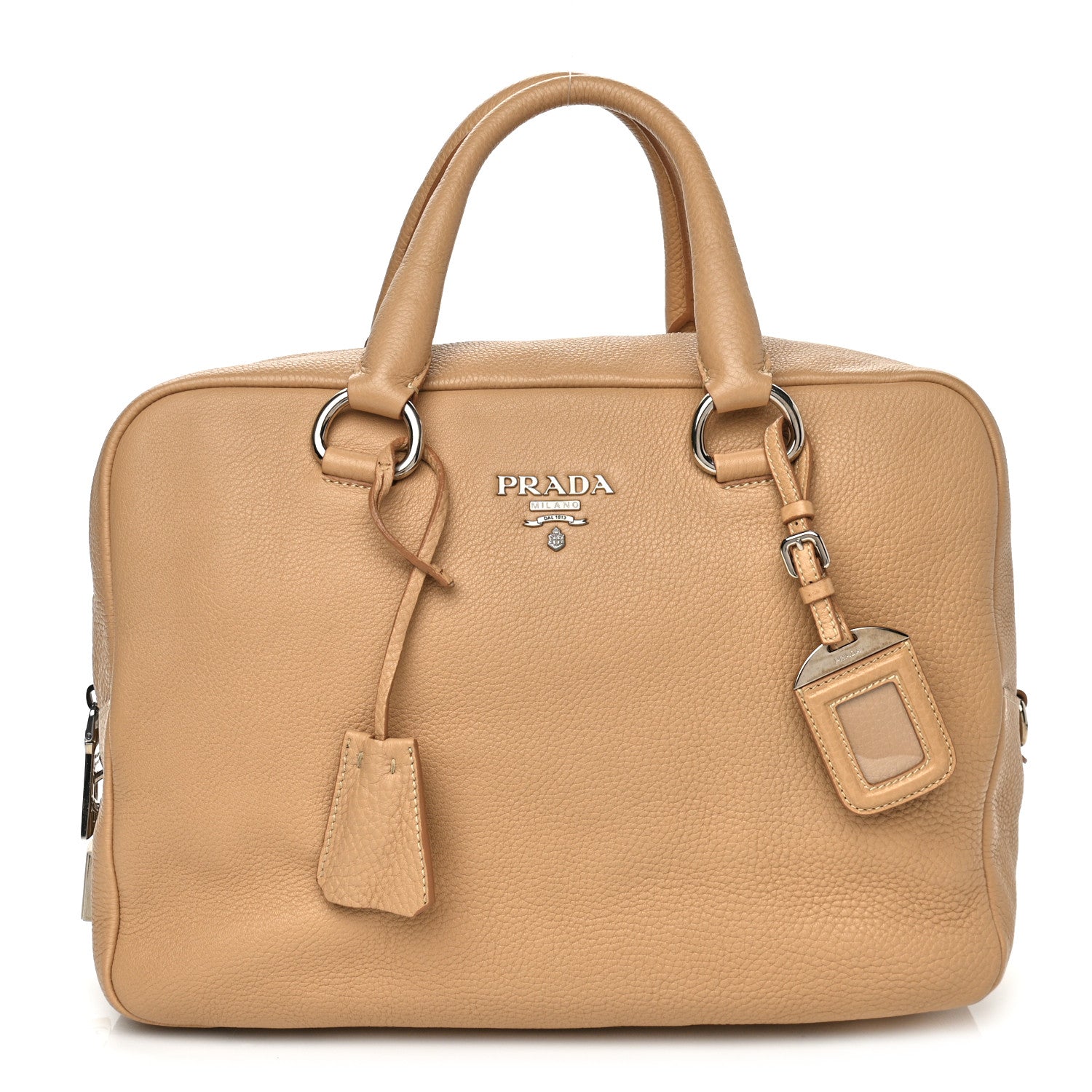 Prada Vitello Daino Satchel Sughero 1 of 13