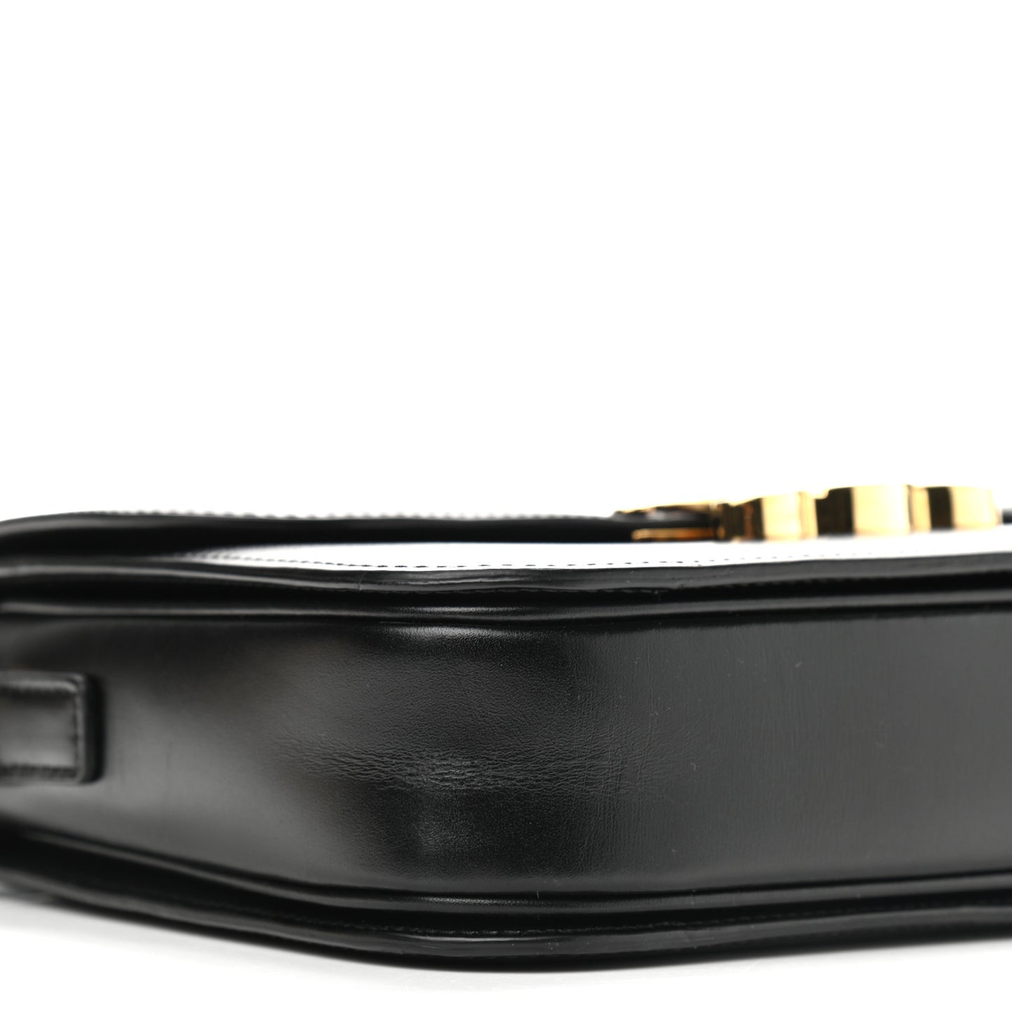Shiny Calfskin Medium Triomphe Black