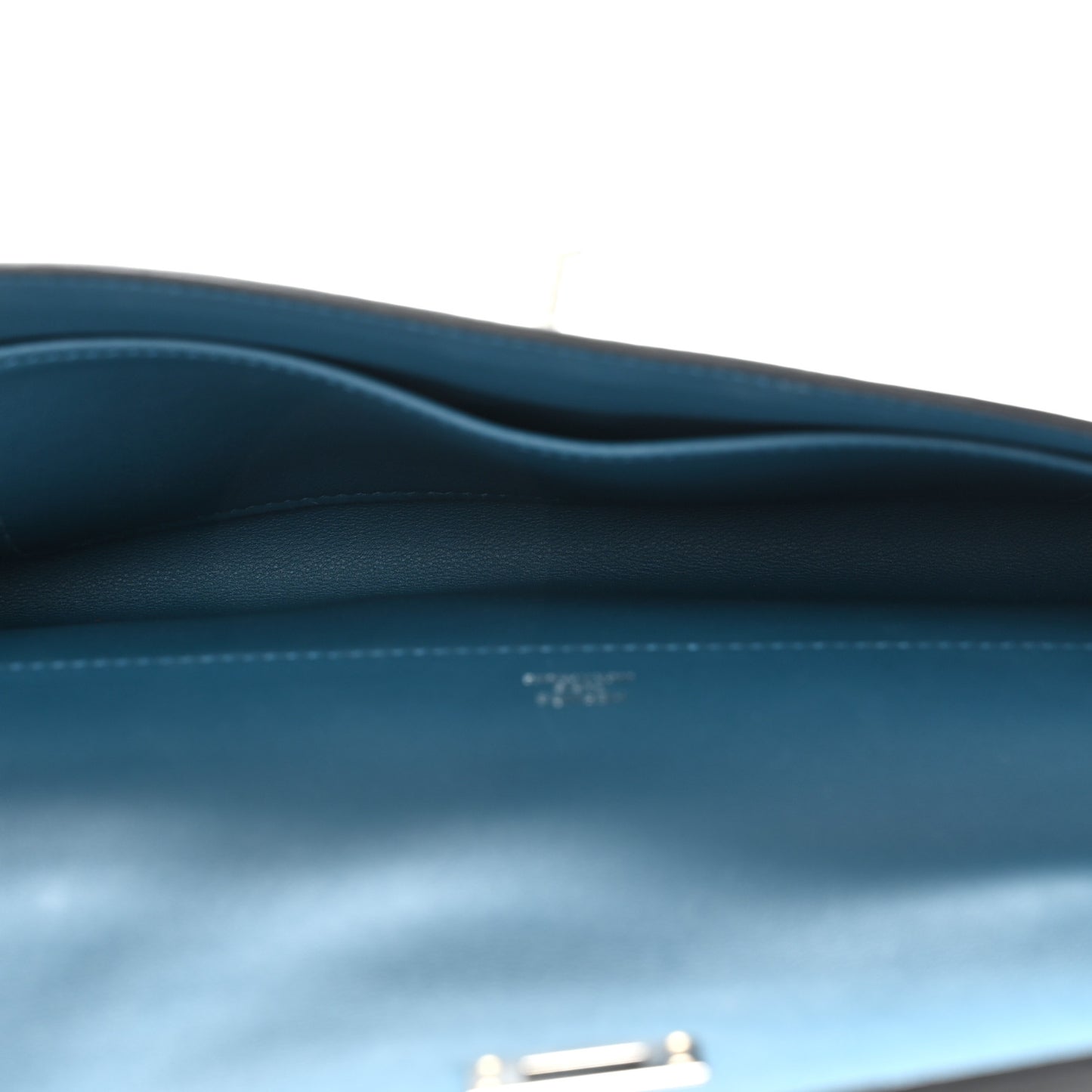Swift Kelly Cut Clutch Pochette Bleu Tempete