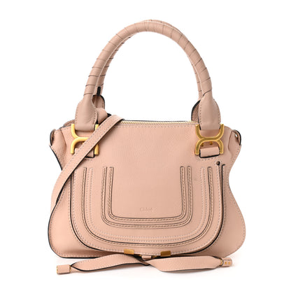 Chloe Calfskin Small Marcie Satchel Pale Pink 1 of 12
